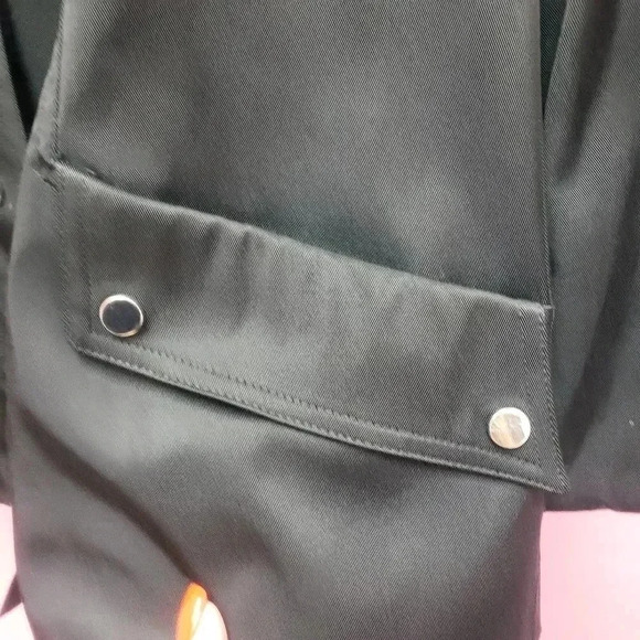 Vintage Cache Nylon Puffy Sleeve High Neck Jacket - Picture 7 of 9